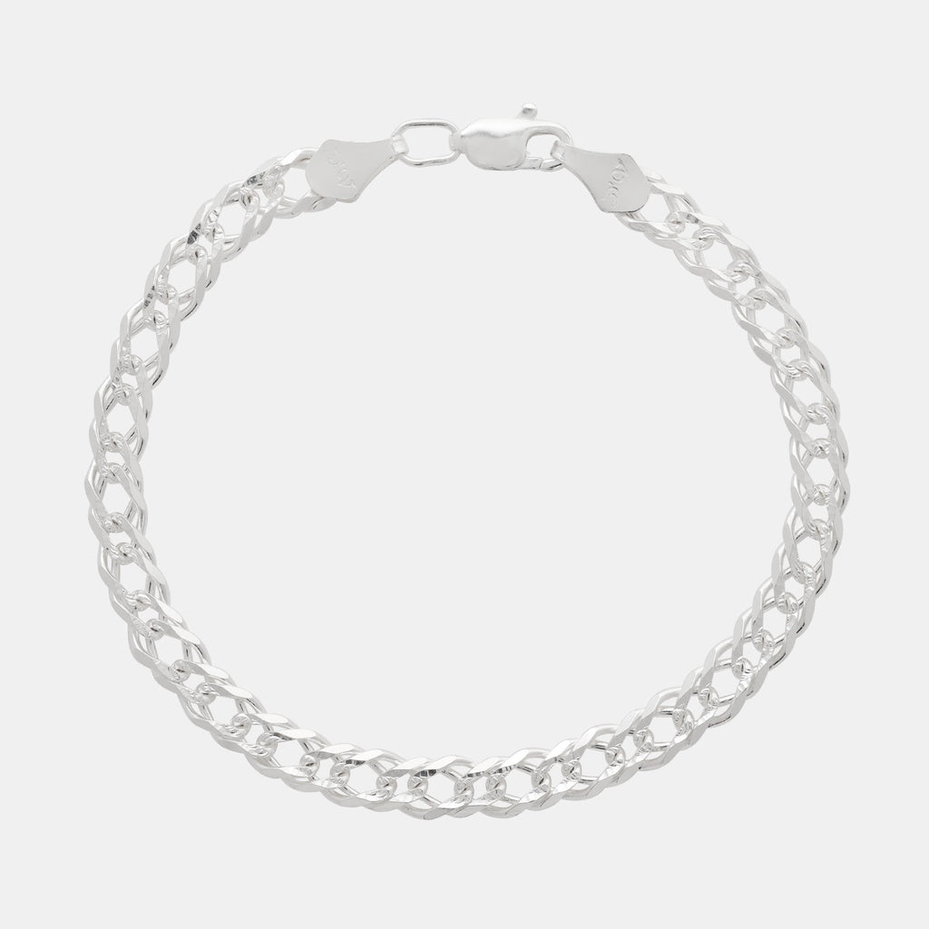 Doble Rombo (Silver) 5mm Bracelet - Triangulum Workshop