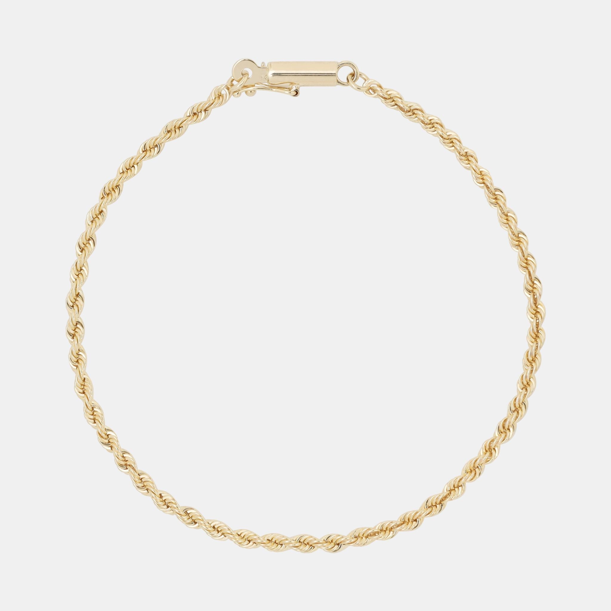 Torzal 2.5mm (Solid Gold) Bracelet - Triangulum Workshop